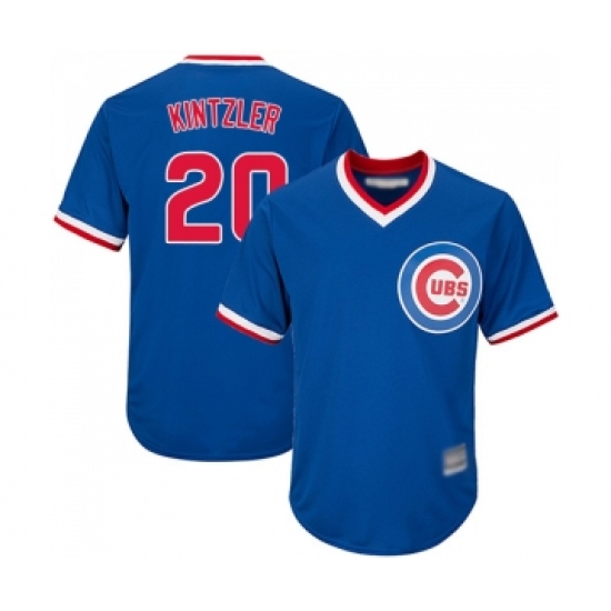 Men's Chicago Cubs #20 Brandon Kintzler Replica Royal Blue Cooperstown Cool Base Baseball Jersey - Ujersey