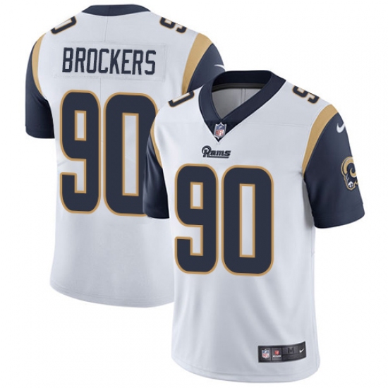 Youth Nike Los Angeles Rams #90 Michael Brockers White Vapor Untouchable Limited Player NFL Jersey - Ujersey