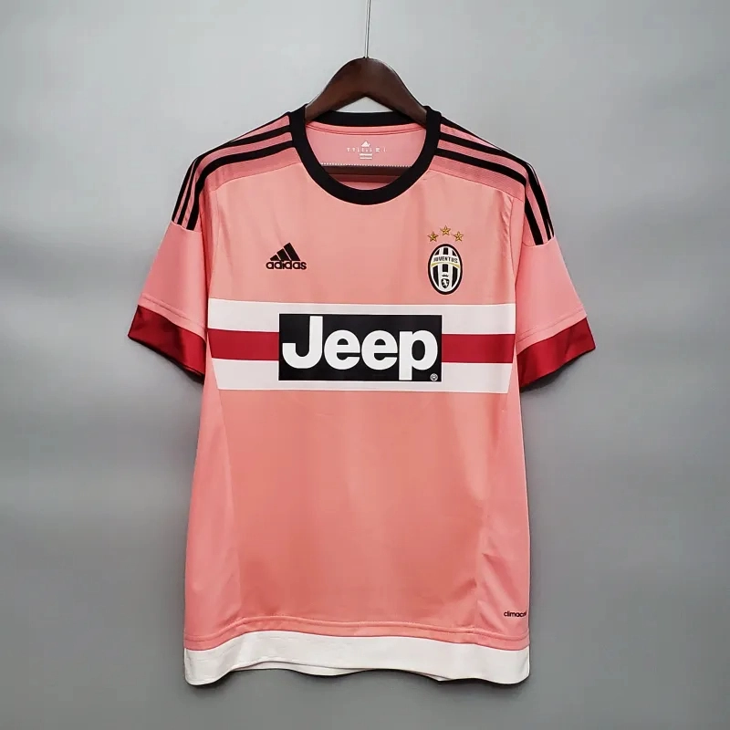 Juventus Retro Soccer Jersey Away Custom Shirt 2015-16