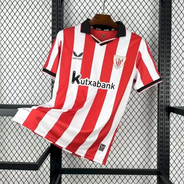 Athletic Club de Bilbao Soccer Jersey Home Custom Shirt 2025/26 - Ujersey Shop