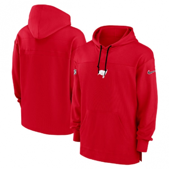 Men's Tampa Bay Buccaneers Red Performance Pullover Hoodie - Ujersey
