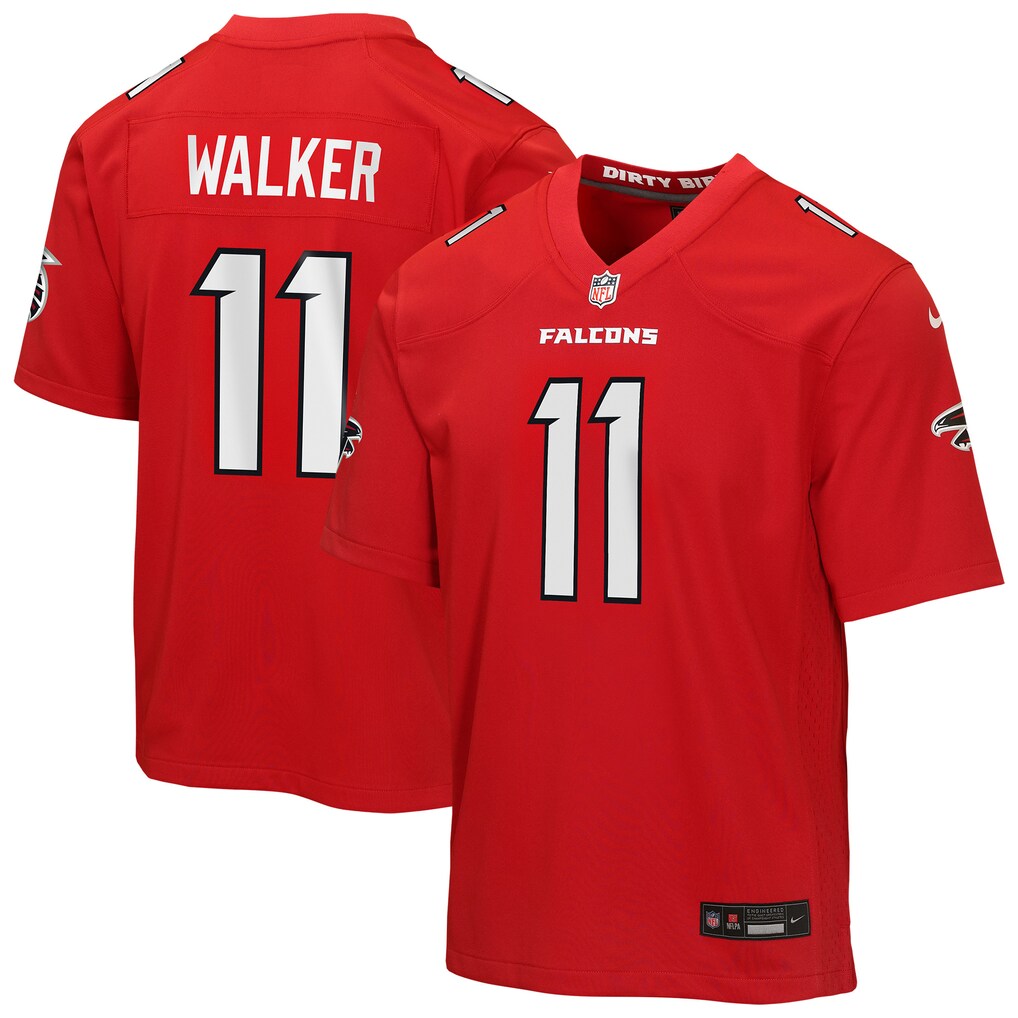 Youth Atlanta Falcons Jalon Walker Nike Red Game Jersey - Ujersey NFL Shop