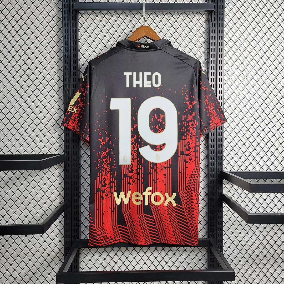 AC Milan Retro Soccer Jersey Fourth Away Custom Shirt 2022/23 - ujerseystore