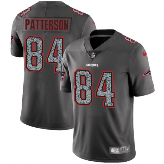 Youth Nike New England Patriots #84 Cordarrelle Patterson Gray Static Untouchable Limited NFL Jersey - Ujersey