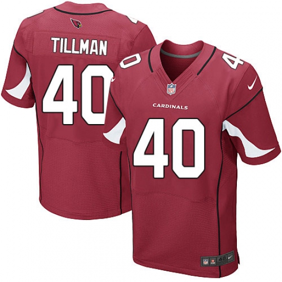 Men's Nike Arizona Cardinals #40 Pat Tillman Elite Red Team Color NFL Jersey - Ujersey