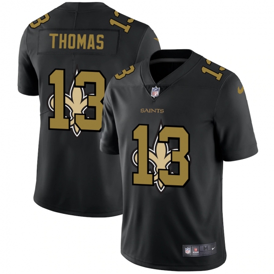 Men's New Orleans Saints #13 Michael Thomas Black Nike Black Shadow Edition Limited Jersey - Ujersey