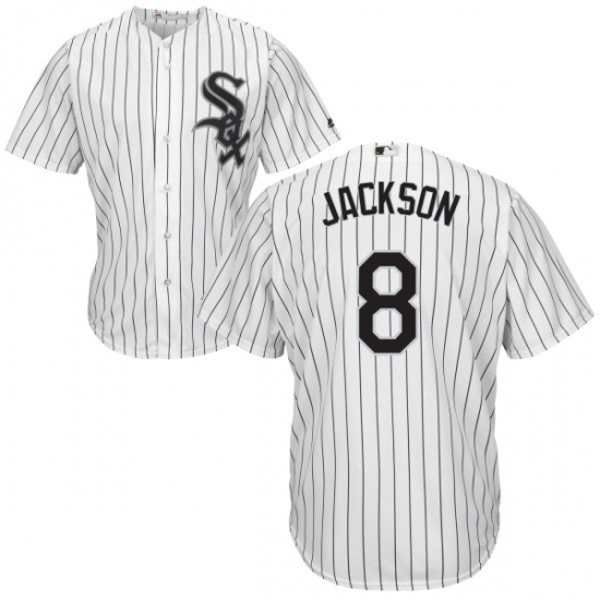 Youth Majestic Chicago White Sox #8 Bo Jackson Authentic White Home Cool Base MLB Jersey - Ujersey