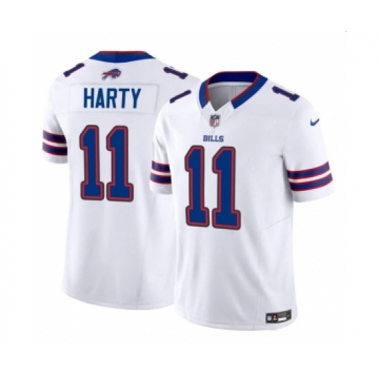 Men's Nike Buffalo Bills #11 Deonte Harty White 2023 F.U.S.E. Vapor Untouchable Limited Football Stitched Jersey - Ujersey