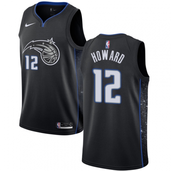 Men's Nike Orlando Magic #12 Dwight Howard Swingman Black NBA Jersey - City Edition - Ujersey