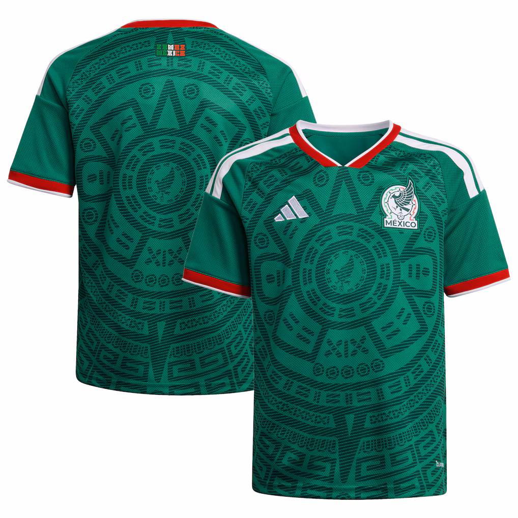 Youth Mexico National Team adidas Green 2026 Home Replica Jersey - ujerseystore