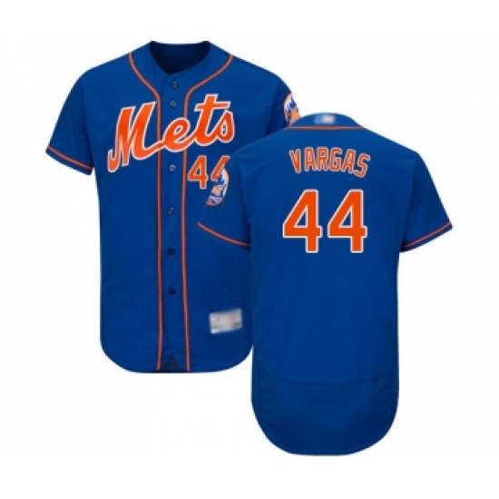 Men's New York Mets #44 Jason Vargas Royal Blue Alternate Flex Base Authentic Collection Baseball Jersey - Ujersey