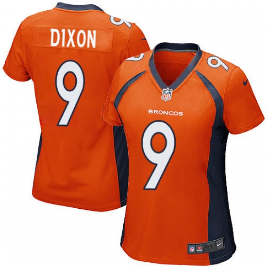 Women's Nike Denver Broncos #9 Riley Dixon Game Orange Team Color NFL Jersey - Ujersey