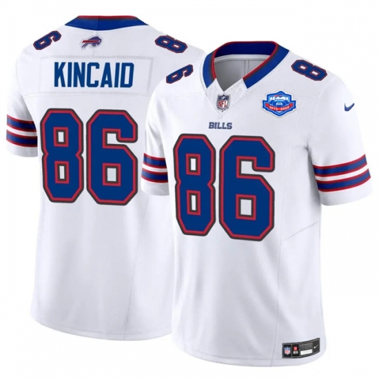 Men's Buffalo Bills #86 Dalton Kincaid White 2025 F.U.S.E. With Farewell Vapor Untouchable Limited Football Stitched Jersey - Ujersey