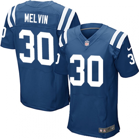 Men's Nike Indianapolis Colts #30 Rashaan Melvin Elite Royal Blue Team Color NFL Jersey - Ujersey