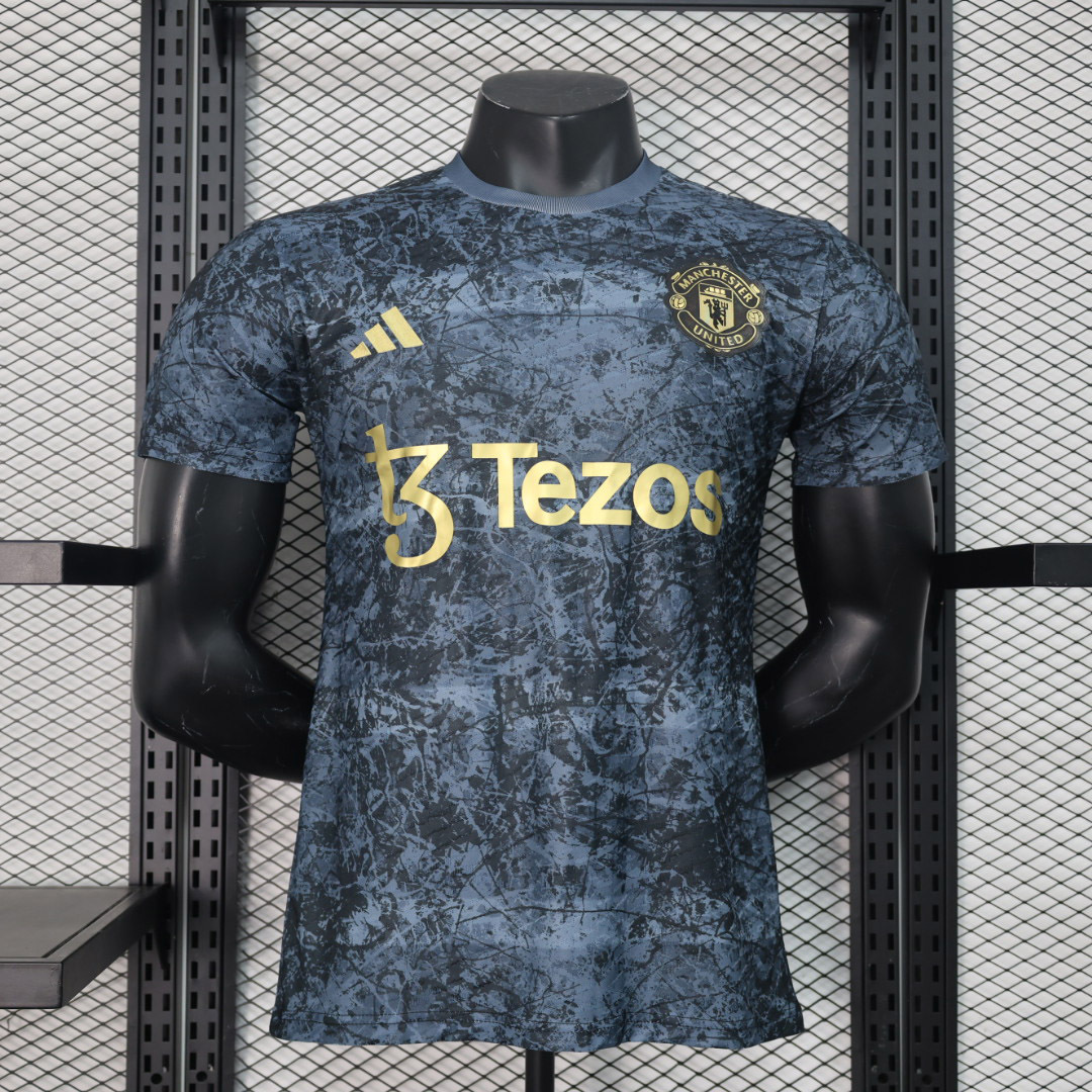 Manchester United x Stone Roses Icon Pre-Match Football Jersey Shirt 2024/25