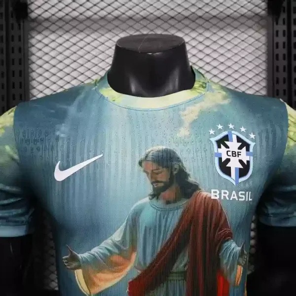 Brazil Soccer Jersey Jesus Special Edition Shirt 2025 - U-jersey