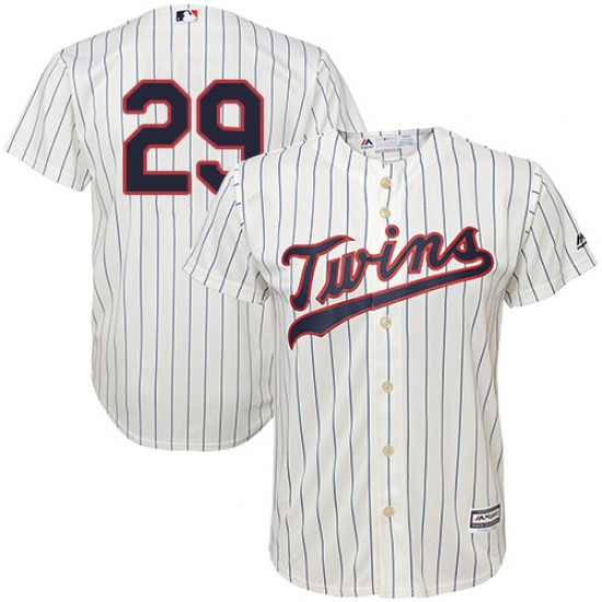 Men's Majestic Minnesota Twins #29 Rod Carew Replica Cream Alternate Cool Base MLB Jersey - Ujersey