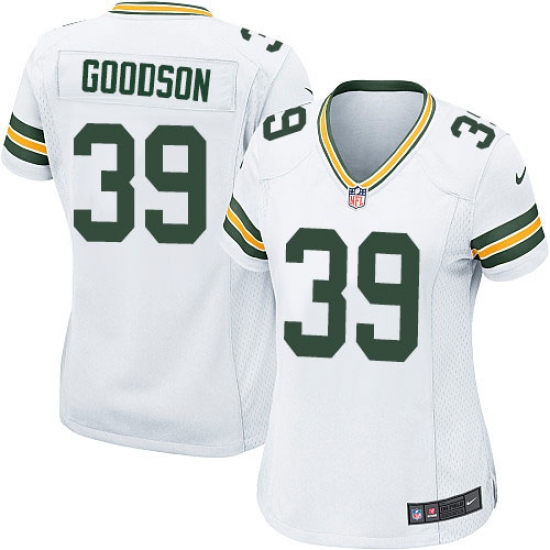 Women's Nike Green Bay Packers #39 Demetri Goodson Game White NFL Jersey - Ujersey