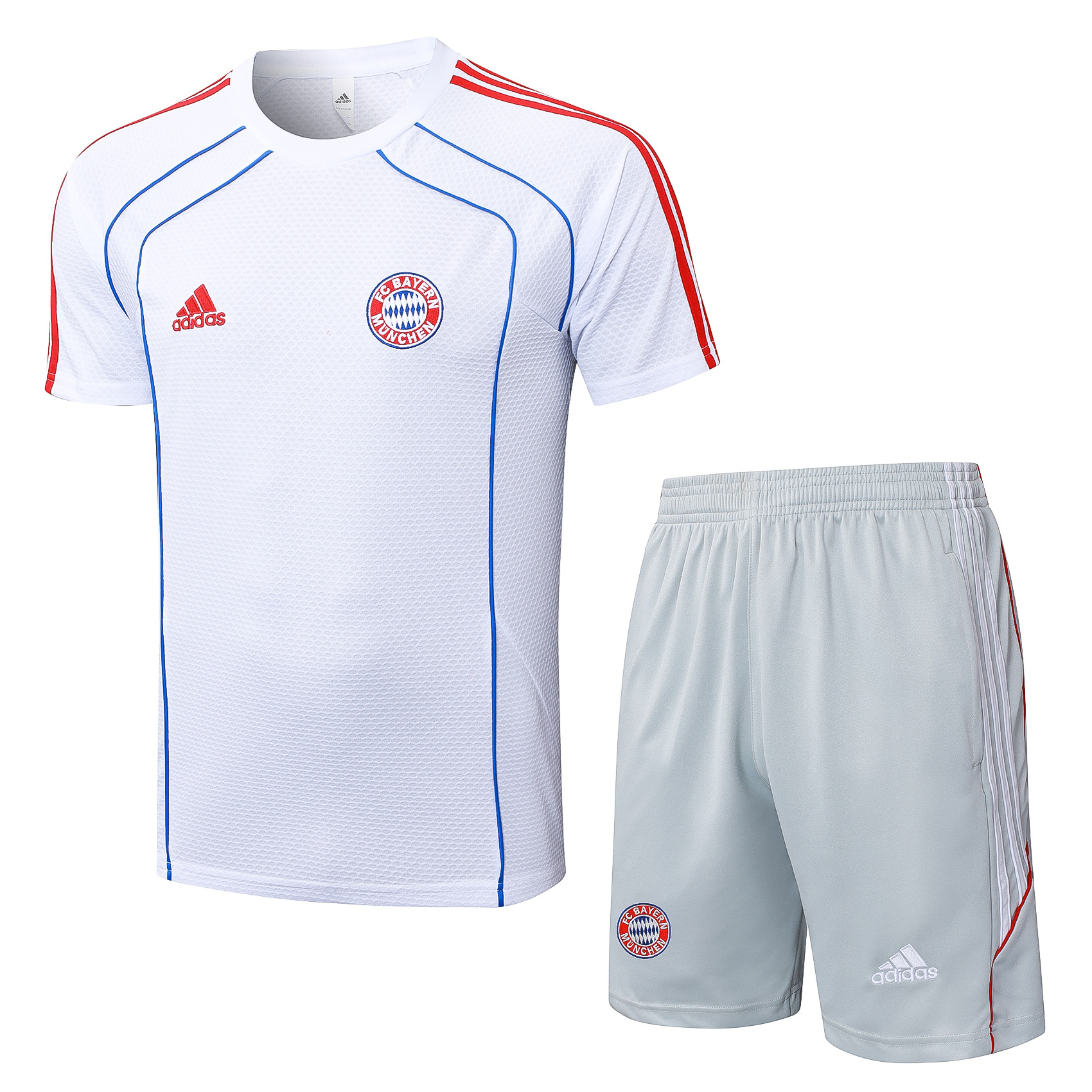 Bayern Munich Training Jersey Kit White 2025/26 - U-jersey