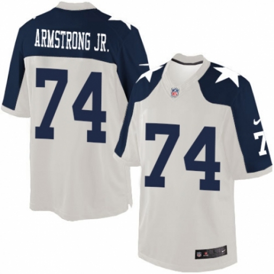 Men's Nike Dallas Cowboys #74 Dorance Armstrong Jr. Limited White Throwback Alternate NFL Jersey - Ujersey