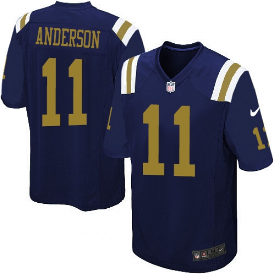 Youth Nike New York Jets #11 Robby Anderson Elite Navy Blue Alternate NFL Jersey - Ujersey