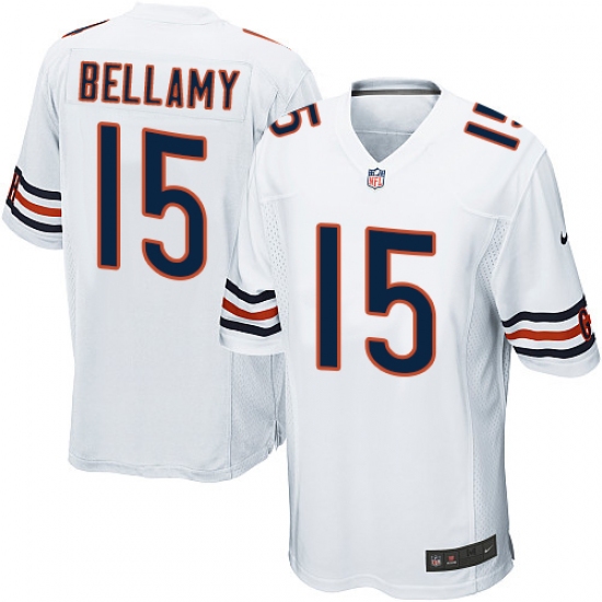 Men's Nike Chicago Bears #15 Josh Bellamy Game White NFL Jersey - Ujersey