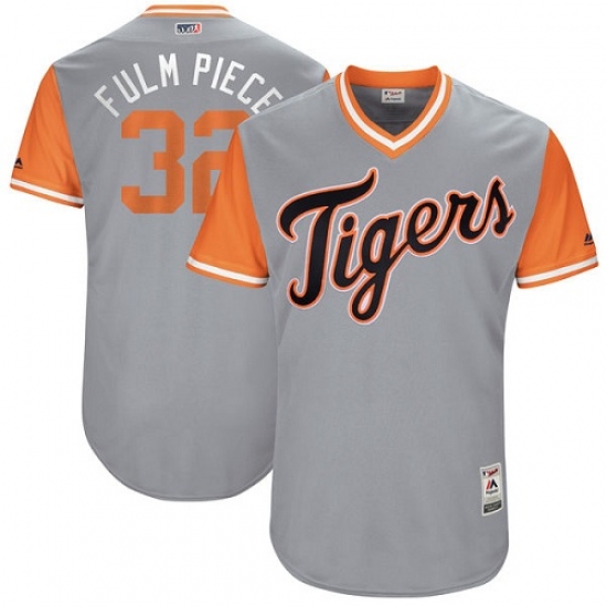 Men's Majestic Detroit Tigers #32 Michael Fulmer 