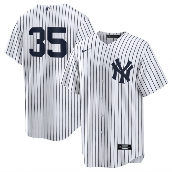 Men's New York Yankees #35 Cody Bellinger White 2024 Cool Base Stitched Baseball Jersey - Ujersey