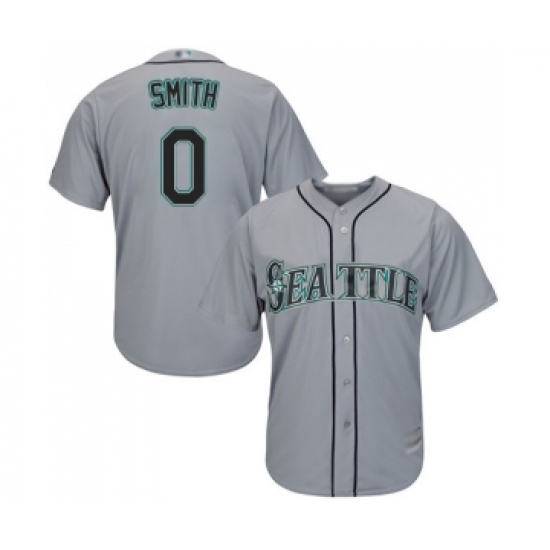 Youth Seattle Mariners #0 Mallex Smith Replica Grey Road Cool Base Baseball Jersey - Ujersey