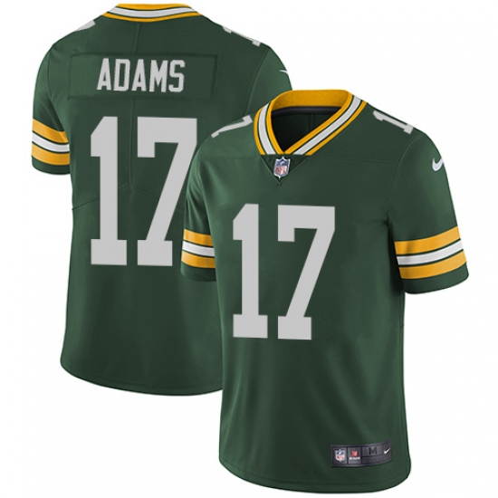 Youth Nike Green Bay Packers #17 Davante Adams Elite Green Team Color NFL Jersey - Ujersey