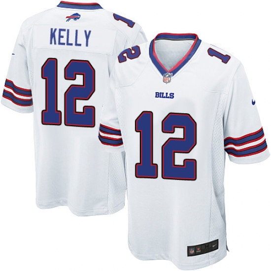 Men's Nike Buffalo Bills #12 Jim Kelly Game White NFL Jersey - Ujersey