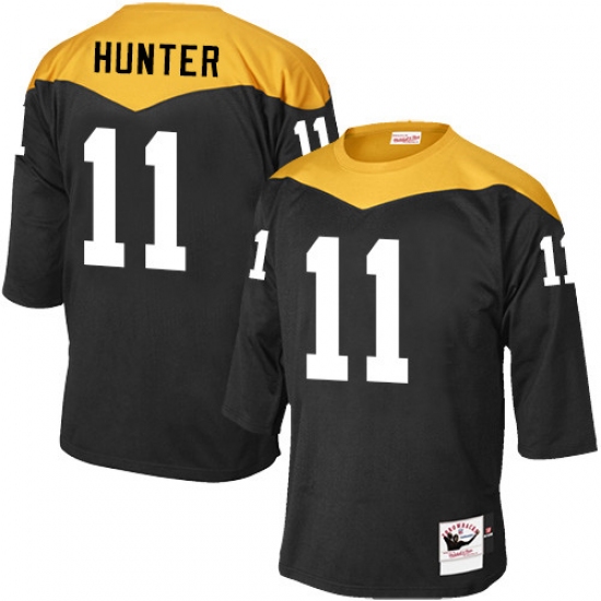Men's Mitchell and Ness Pittsburgh Steelers #11 Justin Hunter Elite Black 1967 Home Throwback NFL Jersey - Ujersey