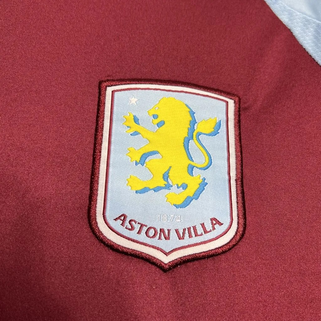 Aston Villa Football Jersey Home Custom Shirt 2024/25 - ujerseystore