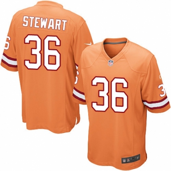 Youth Nike Tampa Bay Buccaneers #36 M.J. Stewart Elite Orange Glaze Alternate NFL Jersey - Ujersey