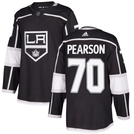 Men's Adidas Los Angeles Kings #70 Tanner Pearson Premier Black Home NHL Jersey - Ujersey