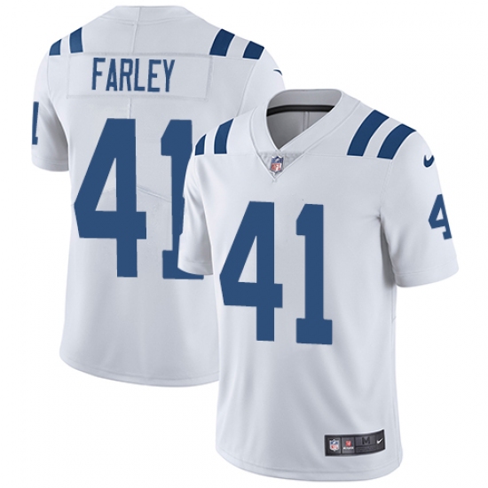 Youth Nike Indianapolis Colts #41 Matthias Farley White Vapor Untouchable Elite Player NFL Jersey - Ujersey