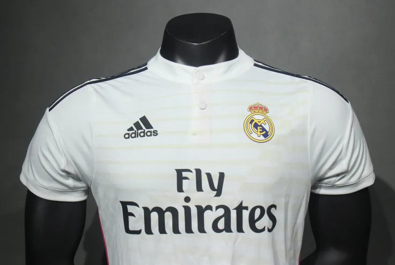 Real Madrid Retro Jersey Home Soccer Shirt 2014/15
