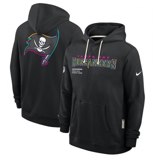 Men's Tampa Bay Buccaneers Black 2025 Crucial Catch Dri-FIT Hoodie - Ujersey