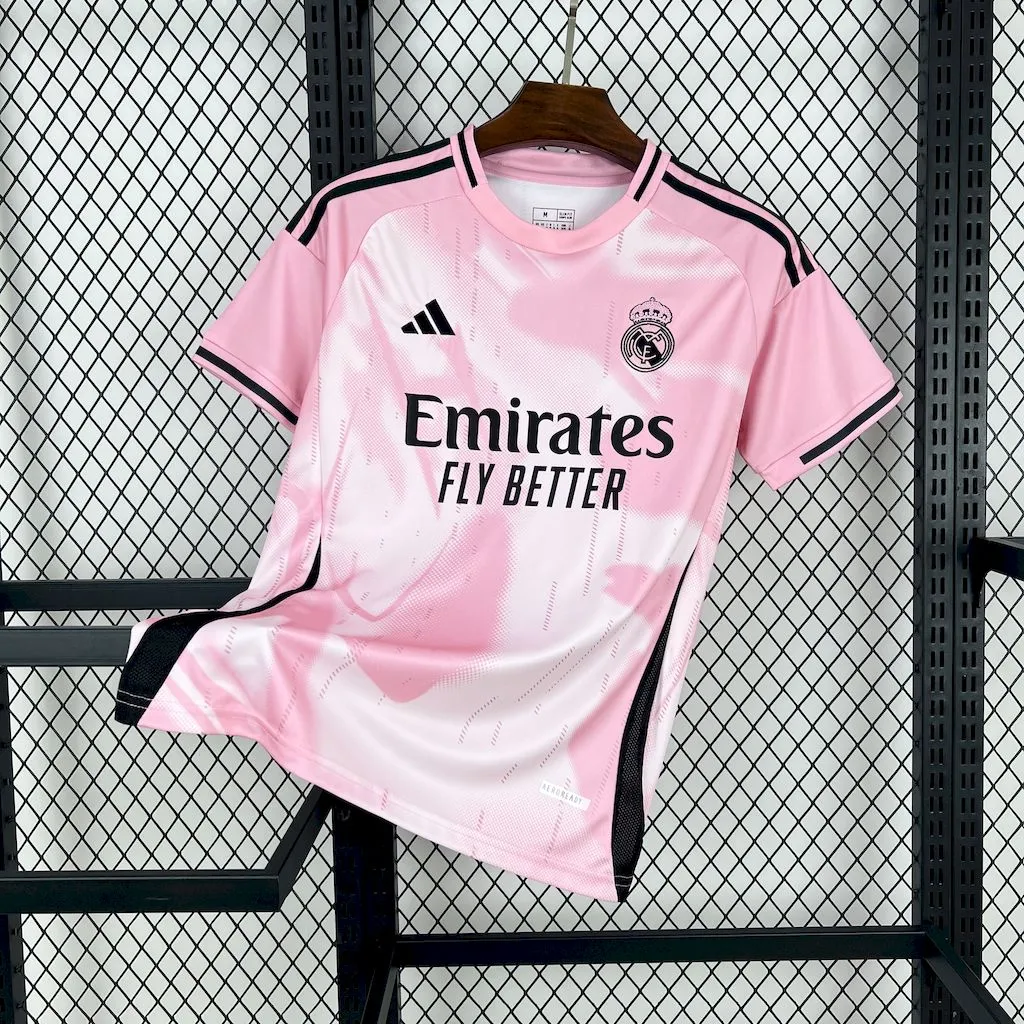 Real Madrid Soccer Jersey Pink Special Edition Custom Shirt 2024/25 - ujerseystore