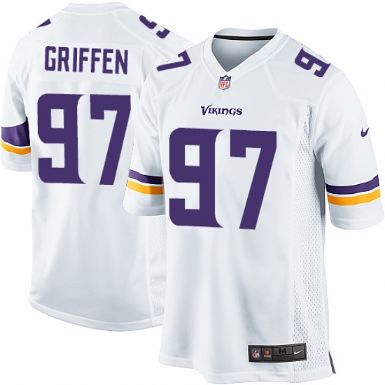 Men's Nike Minnesota Vikings #97 Everson Griffen Game White NFL Jersey - Ujersey