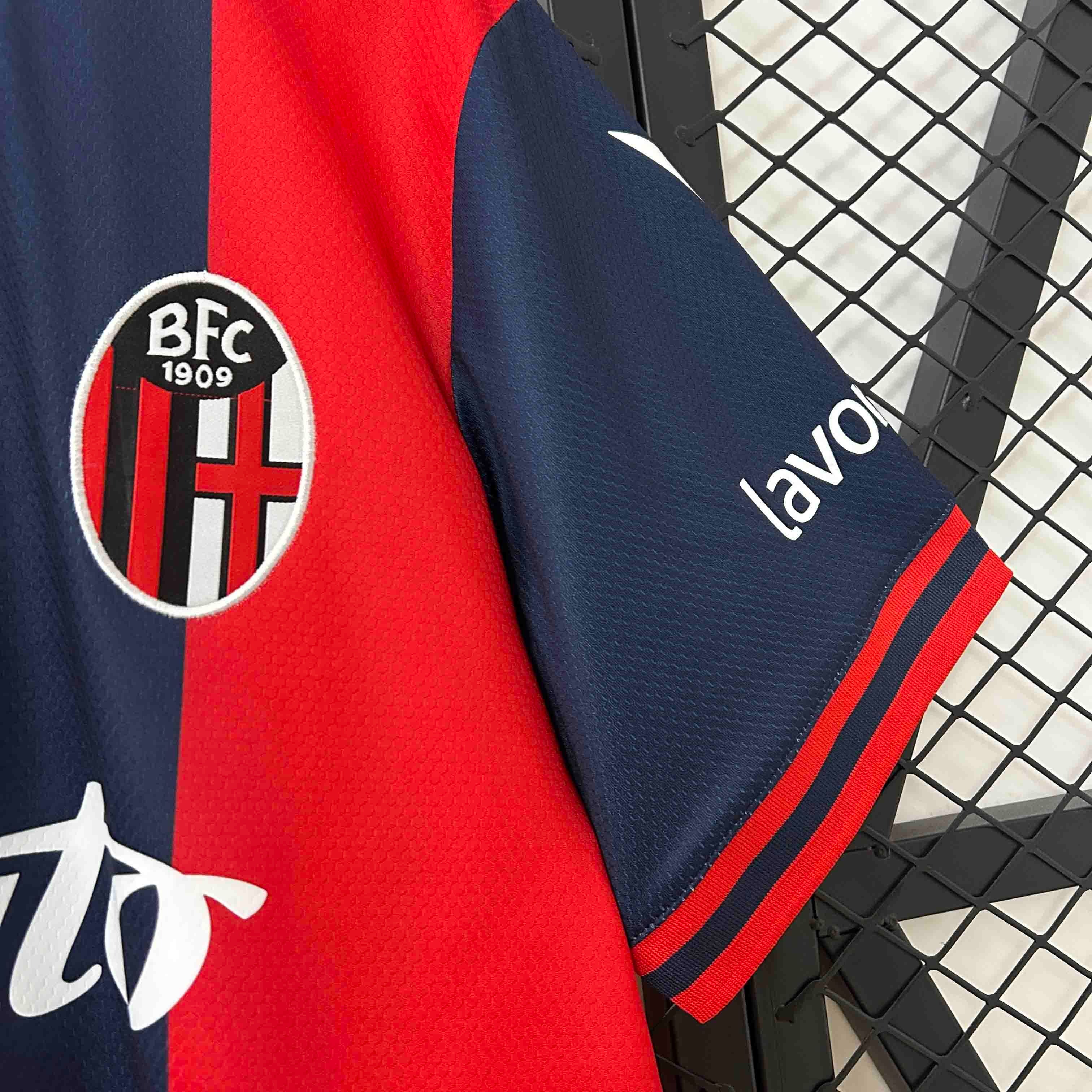 Bologna Soccer Jersey Home Custom Shirt 2024/25 - ujerseystore