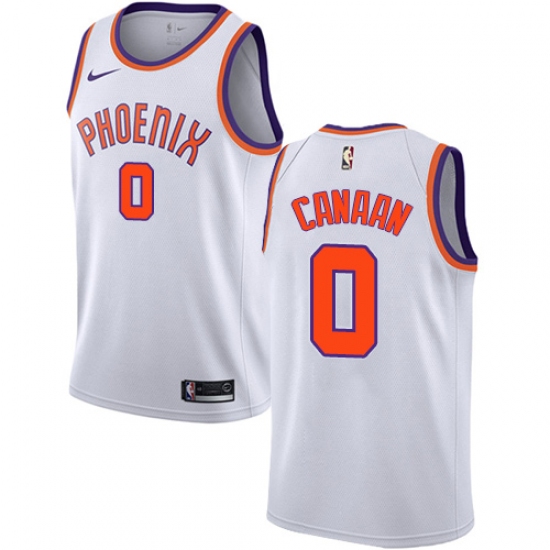 Women's Nike Phoenix Suns #0 Isaiah Canaan Swingman White NBA Jersey - Association Edition - Ujersey