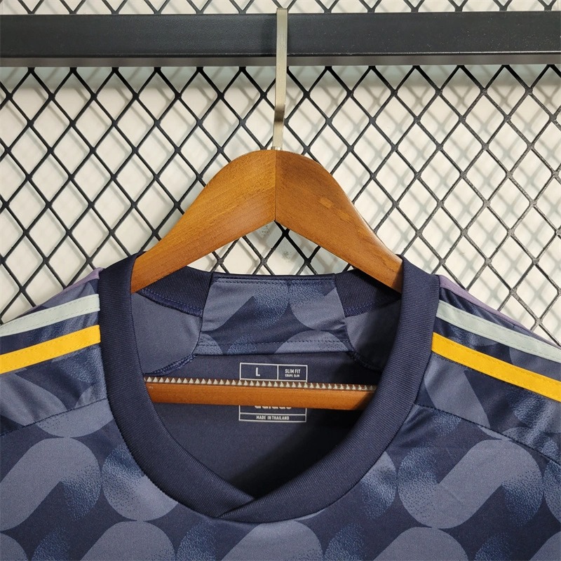 Real Madrid Soccer Jersey Away Long Sleeve Custom Shirt 2023/24 - ujerseystore