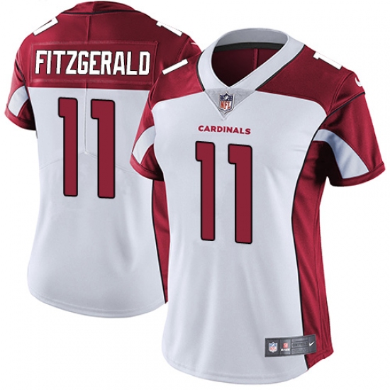 Women's Nike Arizona Cardinals #11 Larry Fitzgerald White Vapor Untouchable Limited Player NFL Jersey - Ujersey