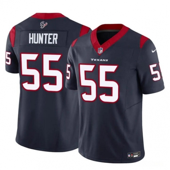 Youth Houston Texans #55 Danielle Hunter Navy 2024 F.U.S.E Vapor Untouchable Limited Stitched Football Jersey - Ujersey