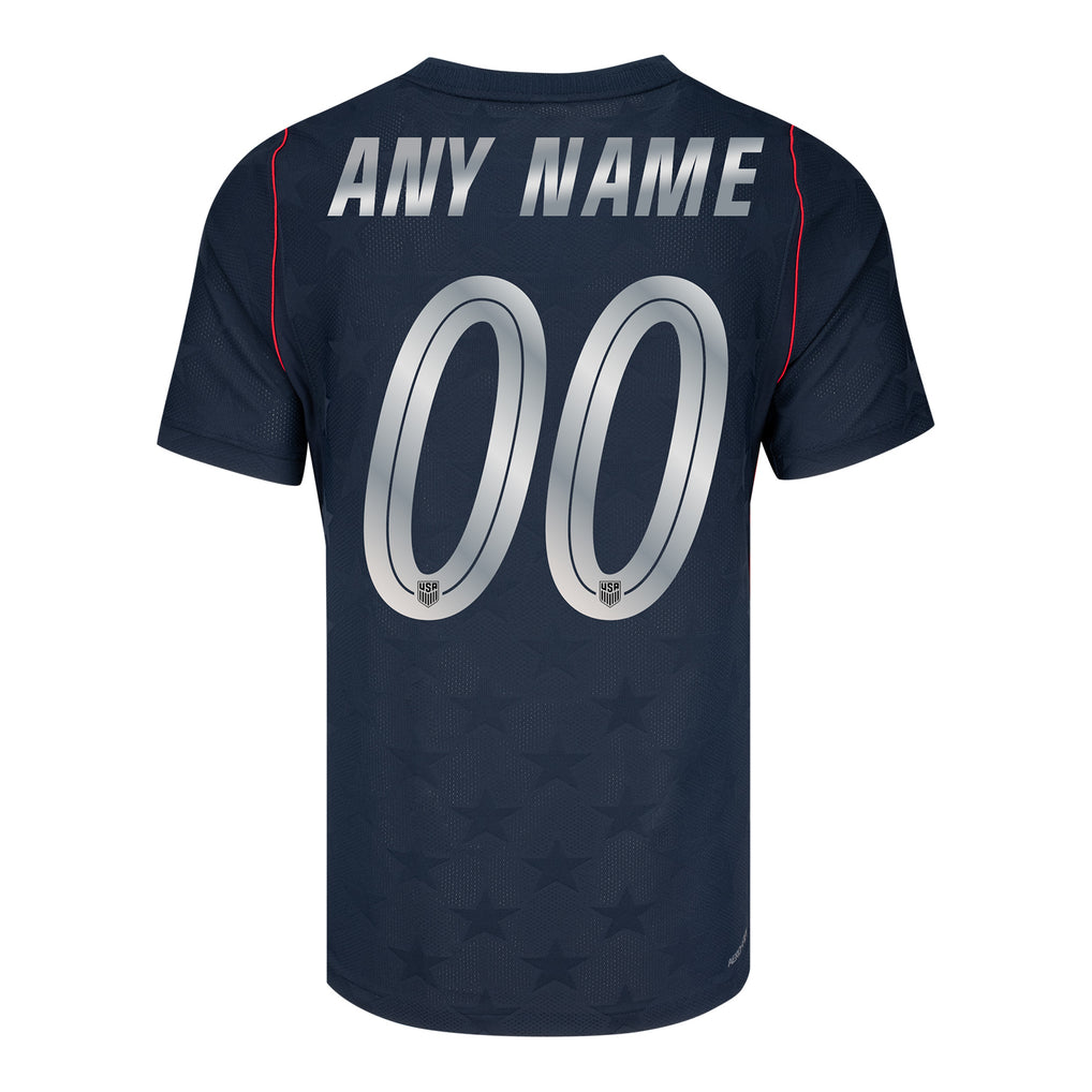 Men's Nike USMNT 2026 Personalized Away Match Jersey - Stars - Ujersey