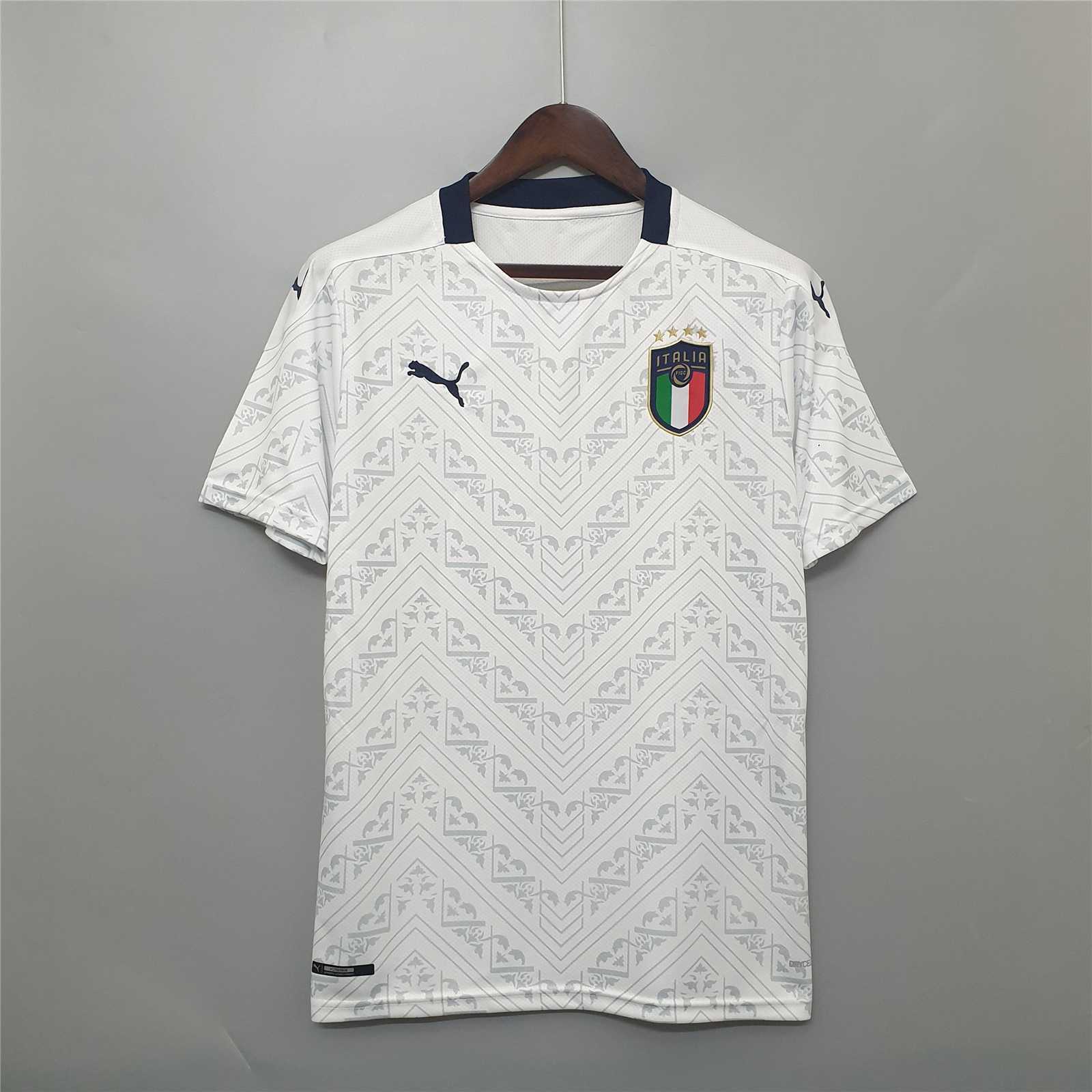 Italy Retro Soccer Jersey Away Custom Shirt Euro Cup 2020 - ujerseystore