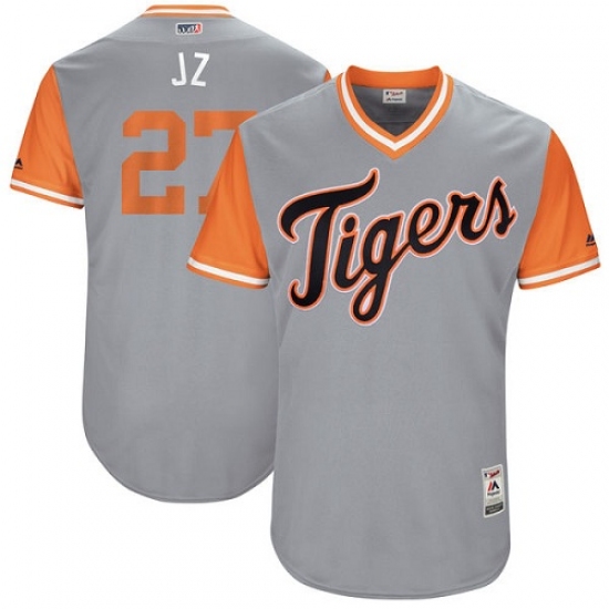 Men's Majestic Detroit Tigers #27 Jordan Zimmermann 