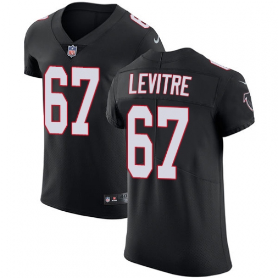 Men's Nike Atlanta Falcons #67 Andy Levitre Black Alternate Vapor Untouchable Elite Player NFL Jersey - ujerseystore