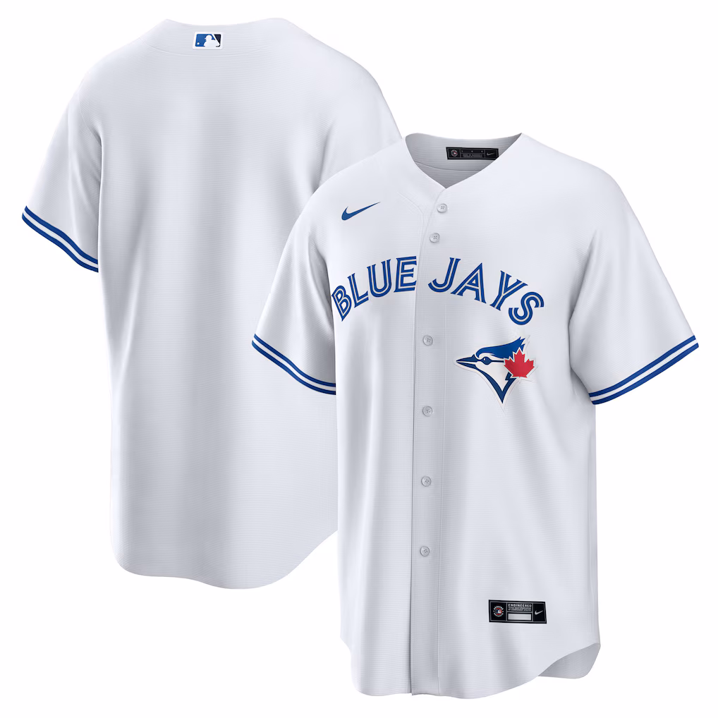 Men's Toronto Blue Jays Nike White Home Big & Tall Replica Jersey - Ujersey